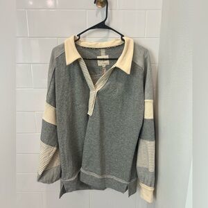 NWT Boutique stripped sweater